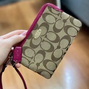 Coach wristlet
